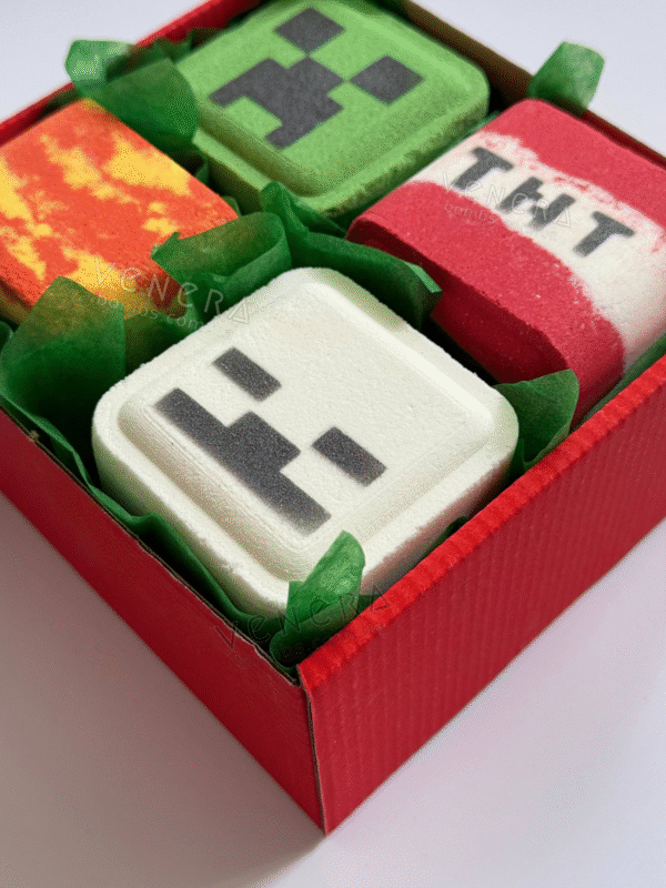 Подарунковий набір бомбочок для ванни «Майнкрафт»