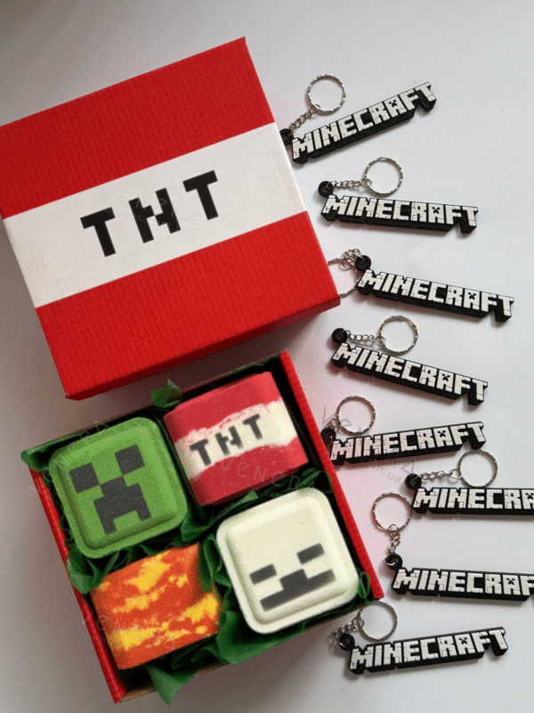 Подарунковий набір бомбочок для ванни «Майнкрафт»