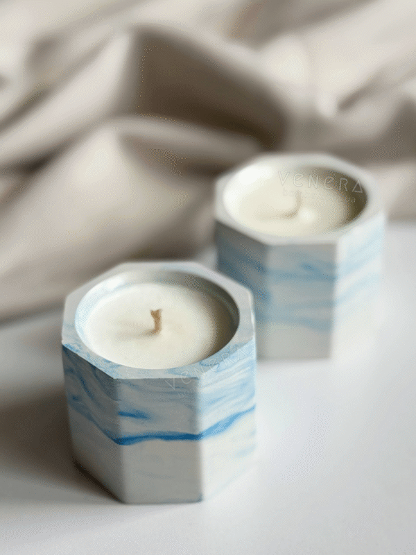 Свічка «Небесний Мармур»
